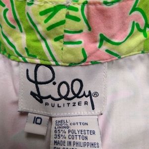 Lily Pulitzer monkey print capri pants